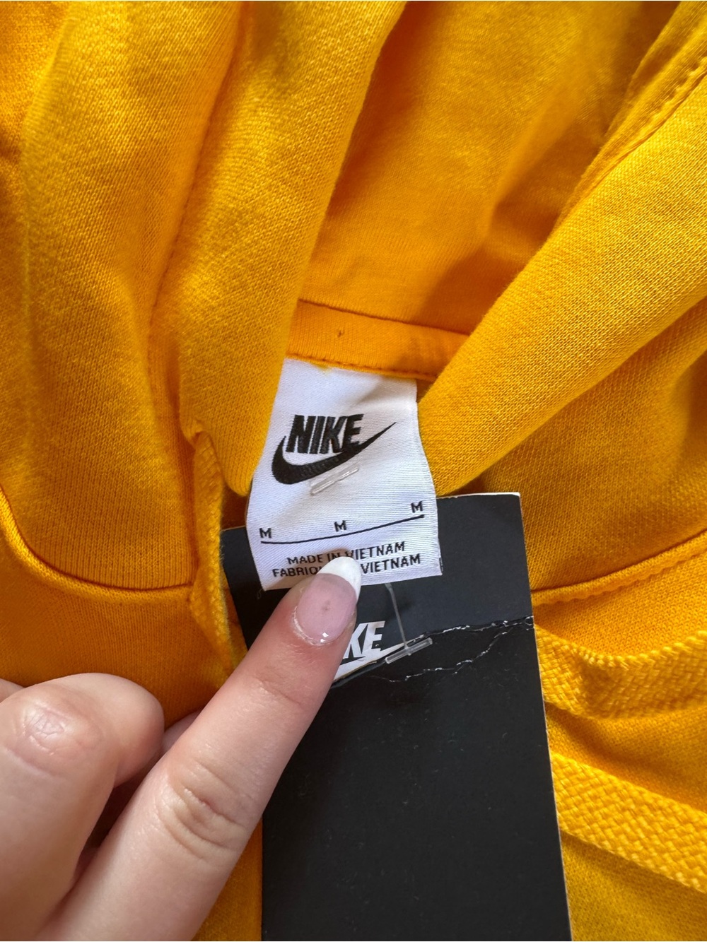 Nike Yellow Pullover Hoodie - Picture 4 of 4